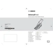 Bosch UniversalRotak 36-670 Lawnmower manual cover