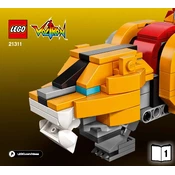 LEGO Voltron 21311-6 Construction Set manual cover