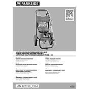 Parkside PHDB 4 C3 39077029915 IAN 3271931904 Pressure Washer manual cover