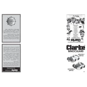 Clarke 4499150 BIN61322-Z Binocular manual cover