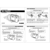 Casio QV7000SX Camera manual cover