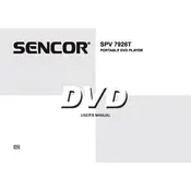 Sencor SPV 7926T DVD Player manual cover