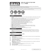 Sealey TP6809 Pump manual cover