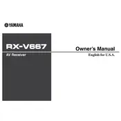 Yamaha RX-V667 Receiver