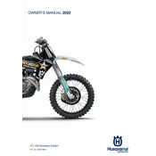 Husqvarna FC 450 Rockstar 2022 Motorcycle manual cover