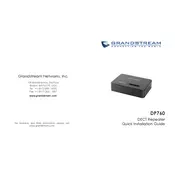 Grandstream DP760 Repeater manual cover