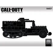 Mega Bloks Mattel Call of Duty Legends Half Track Ambush CYR79 Construction Set manual cover