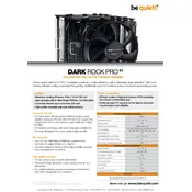 be quiet! Dark Rock ProC1 Cooler manual cover