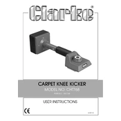 Clarke 1801768 CHT768 Carpet Knee Kicker manual cover