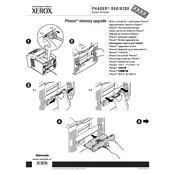 Xerox Phaser 8200 Memory Upgrade Printer manual cover