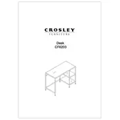 Crosley CF6203 Desk manual cover