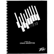 Peavey DPM V3 Keyboard manual cover