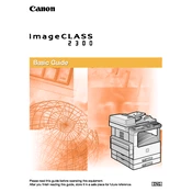 Canon imageCLASS 2300 manual cover