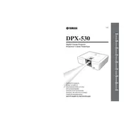 Yamaha DPX-530 Projector manual cover