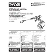 Ryobi RY124050 Cleaner manual cover