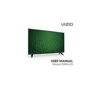 Vizio D39h-C0 TV manual cover