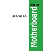 ASUS P5B-VM DO Motherboard manual cover