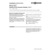 Viessmann Vitotronic 200-H HK1B Mixing Valve Accessory manual cover