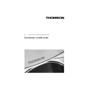 Thomson TD98 Dryer manual cover