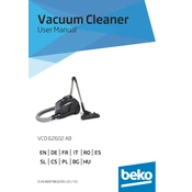 Beko VCO 62602 AB manual cover