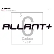 Trek Allant Plus Carbon Bicycle manual cover