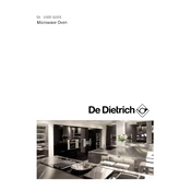 De Dietrich DME1135B Microwave Oven manual cover