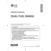 LG LSD4913ST LSD4913ST.BSTLLGA Range manual cover