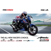 TVS Apache RTR 160 2V Motorcycle 2023 manual cover