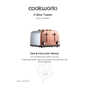 Cookworks 7073401 TA7003C-CE Toaster manual cover