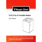 Magic Chef MCSTCW16S3 Washing Machine manual cover