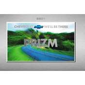 Chevrolet Prizm 2001 manual cover