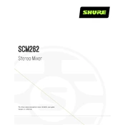 Shure SCM262 Charger manual cover