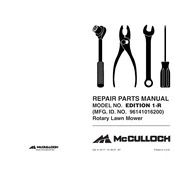 McCulloch EDITION 1-R manual cover