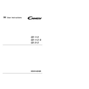 Candy CD 112 80 manual cover