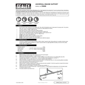 Sealey ES600 Support Beam manual cover