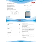 Pyle PUCWM22 Washing Machine manual cover