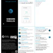 Samsung Galaxy A6 AT&T SM-A600AZKAATT Phone manual cover