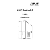 ASUS P50AD CPU manual cover