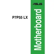 ASUS P7P55 LX Motherboard manual cover