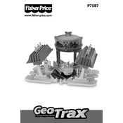 Fisher Price Mattel GeoTrax Disney Pixar Flo V-8 Café P7587 Toy manual cover