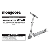 Mongoose React E4 R6010AZ Scooter manual cover