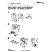 Xerox WorkCentre 3615 Repacking Instruction Printer manual cover