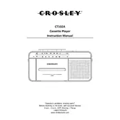 Crosley CT102A Cassette Player manual cover