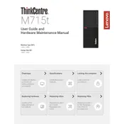 Lenovo ThinkCentre M715t Computer manual cover