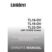 Uniden TL16-DV TV manual cover