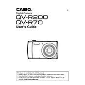 Casio QVR70 Camera manual cover