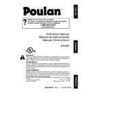 Poulan Pro 810 EPT Chainsaw manual cover