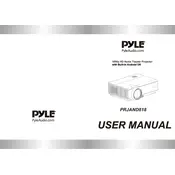 Pyle PRJAND818 Projector manual cover