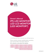 LG 20M37D 20M37D-B.AUS Monitor manual cover