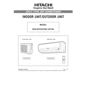 Hitachi RAC-50YHA Air Conditioner manual cover